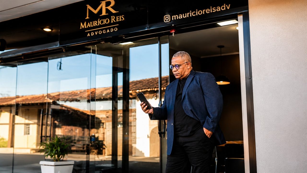 Entrada do escritório Maurício Reis Advocacia